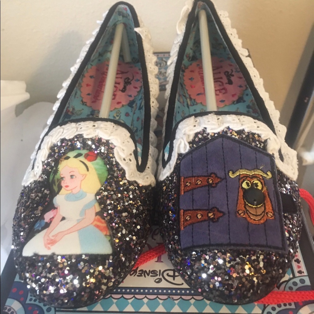Irregular Choice How Curious flats sz 6.5 RARE